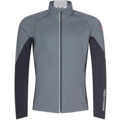 Kurtka narciarska Rossignol Poursuite. Szare kurtki sportowe męskie Rossignol, na zimę, l, bez wzorów, z tkaniny, bez kaptura, narciarskie. Za 830.50 zł.