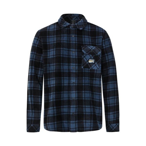 Koszula Protest Outwell. Niebieskie koszule męskie Protest, l, bez wzorów, bez kołnierzyka, bez ramiączek. Za 323.40 zł.