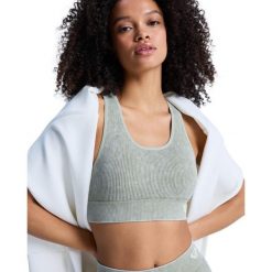 Stanik sportowy damski CHILLOUT SEAMLESS WASHED. Zielone bielizna sportowa damska Roxy, l, bez wzorów, z elastanu. Za 189.99 zł.