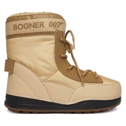 Śniegowce Bogner. Brązowe śniegowce damskie Bogner, bez zapięcia. Za 1,979.00 zł.