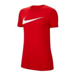 Koszulka Damska Park 20 DriFIT. Czerwone bluzki damskie Nike, s, bez wzorów, casualowe, bez kołnierzyka, bez ramiączek. Za 170.99 zł.