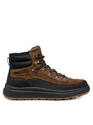 Geox Trekkingi U Granito + Grip B A U46FZD 022BC CS69B Brązowy. Brązowe buty zimowe męskie Geox, bez wzorów, ze skóry, bez obcasa, bez zapięcia. Za 509.99 zł.