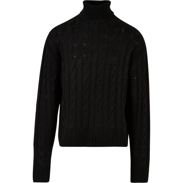 Sweter z golfem Urban Classics. Czarne swetry męskie Urban Classics, m, bez wzorów, bez kołnierzyka, bez ramiączek. Za 244.50 zł.