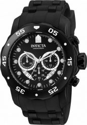 Zegarek Invicta Zegarek męski 6986 czarny. Czarne zegarki męskie Invicta, bez wzorów. Za 1,024.00 zł.