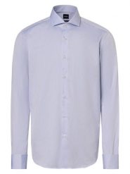 BOSS Koszula - H-JOE-spread-DC-214 Mężczyźni Regular Fit Bawełna niebieski, 40. Niebieskie koszule męskie Boss, m, bez wzorów, z bawełny, eleganckie, bez kołnierzyka, bez ramiączek. Za 429.95 zł.