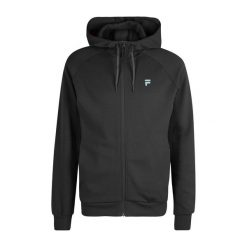 Bluza męska FILA Romulus Hooded Track. Czarne bluzy męskie Fila, m, bez wzorów, casualowe, bez ramiączek, bez kaptura. Za 209.99 zł.
