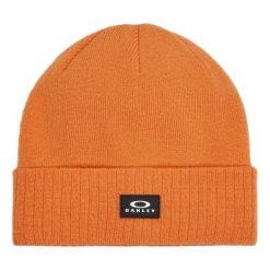 Oakley Czapka Beanie Ribbed 2.0 Fos900258-73K. Brązowe czapki damskie Oakley, z aplikacjami, prążkowane. Za 112.99 zł.