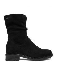 Lasocki Botki CEO-WBN-SOFIA-10 Czarny. Czarne botki damskie Lasocki, bez wzorów, z materiału, bez obcasa, na płaskiej podeszwie, bez zapięcia. Za 189.99 zł.