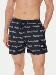 Tommy Hilfiger Szorty kąpielowe UM0UM03150 Granatowy Regular Fit. Niebieskie kąpielówki męskie Tommy Hilfiger, bez wzorów, z syntetyku. Za 229.99 zł.