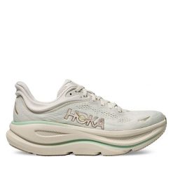 Buty do biegania Hoka. Brązowe obuwie sportowe damskie HOKA, bez wzorów, bez zapięcia, do biegania. Za 599.99 zł.