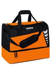 Torba sportowa z dolną przegrodą Erima Six Wings. Brązowe torby na ramię męskie Erima, z poliesteru, na ramię. Za 119.99 zł.