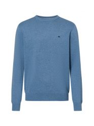 Fynch-Hatton sweter z dzianiny Mężczyźni Bawełna niebieski, XL. Niebieskie swetry męskie Fynch-Hatton, m, bez wzorów, z bawełny, eleganckie, bez kołnierzyka, bez ramiączek. Za 279.95 zł.