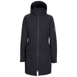 Dlx Maria - Damska kurtka Dlx Softshell Jkt Black Marl. Czarne kurtki sportowe damskie DLX, xs, bez wzorów, z materiału, bez ramiączek, z kapturem, trekkingowe, climacool (adidas). Za 535.99 zł.