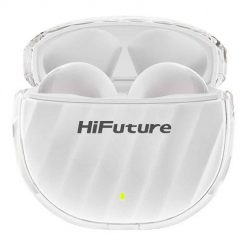 Słuchawki douszne HiFuture FlyBuds 3 (biały). Białe słuchawki bezprzewodowe HiFuture. Za 79.00 zł.