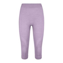 Damskie legginsy 3/4 Falke Wool-Tech. Brązowe legginsy damskie Falke, bez wzorów, z elastanu. Za 389.50 zł.