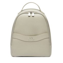 Plecak Armani Exchange. Brązowe plecaki damskie Armani Exchange, bez wzorów. Za 629.99 zł.