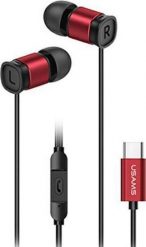 Słuchawki Usams Słuchawki USAMS EP-46 USB-C czerwony/red 1,2m HSEP4604. Czerwone słuchawki dokanałowe Usams. Za 28.86 zł.