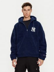 Champion Bluza 220455 Granatowy Loose Fit. Niebieskie bluzy męskie Champion, m, bez wzorów, z syntetyku, bez ramiączek, bez kaptura. Za 349.99 zł.
