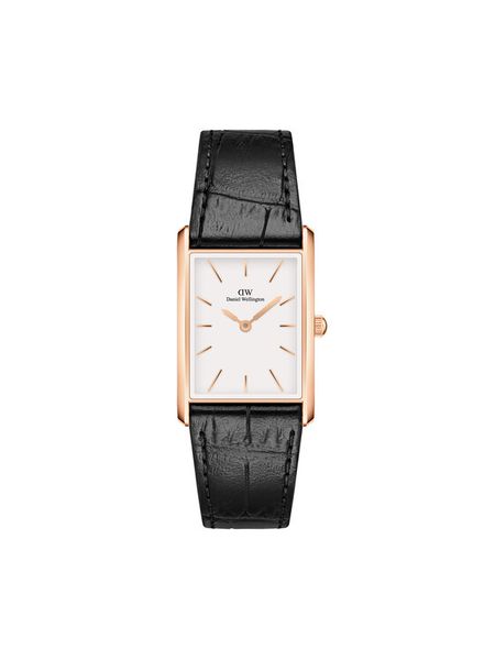 Daniel Wellington Zegarek Bound DW00100698 Czarny. Czarne, analogowe zegarki damskie Daniel Wellington. Za 679.99 zł.