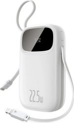 Baseus EnerFill FC31 20000 mAh 22.5W USB-C + Lightning biały. Białe powerbanki . Za 119.90 zł.