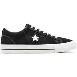 Buty sportowe Converse One Star 95. Czarne buty sportowe męskie Converse, bez wzorów, z zamszu, bez zapięcia, na fitness i siłownię. Za 590.00 zł.