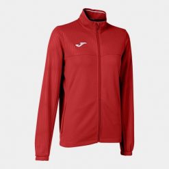 Bluza tenisowa damska Joma Montreal. Czerwone bluzy damskie Joma, l, bez wzorów, sportowe, bez ramiączek, bez kaptura. Za 185.99 zł.