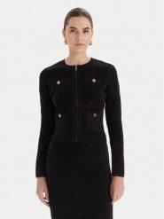 Marciano Guess Kardigan 5BGR06 5661Z Czarny Regular Fit. Czarne kardigany damskie Marciano Guess, xxl, z aplikacjami, z syntetyku, bez kołnierzyka. Za 779.99 zł.