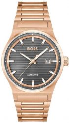 Zegarek Boss BOSS 1514185 zegarek męski różowy 41 mm. Czerwone zegarki męskie Boss, bez wzorów. Za 1,677.72 zł.