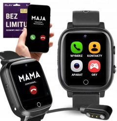 Smartwatch VESS Q13Z Czarny (SMARTWATCH Q13Z CZARNY). Czarne zegarki smartwatch VESS, bez wzorów. Za 159.99 zł.