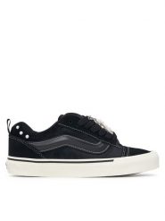 Vans Tenisówki Knu Skool VN000D6ZBLA1 Czarny. Czarne trampki i tenisówki damskie Vans, bez wzorów, ze skóry, bez zapięcia. Za 449.99 zł.