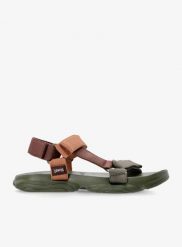 Sandały męskie Camper Karst Sandal. Brązowe sandały męskie Camper, bez wzorów, bez zapięcia. Za 417.99 zł.