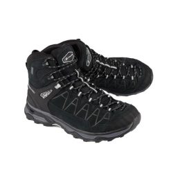 Buty trekkingowe unisex Alpine Pro Vete skórzane. Brązowe buty zimowe męskie Alpine Pro, bez wzorów, bez obcasa, bez zapięcia. W wyprzedaży za 299.00 zł.
