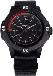 Zegarek męski Traser TS-111462 czarny. Czarne zegarki męskie Traser, bez wzorów. Za 3,990.00 zł.