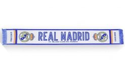 Szalik Real Madryt. Białe szaliki damskie REAL MADRID, bez wzorów, z bawełny. Za 99.00 zł.