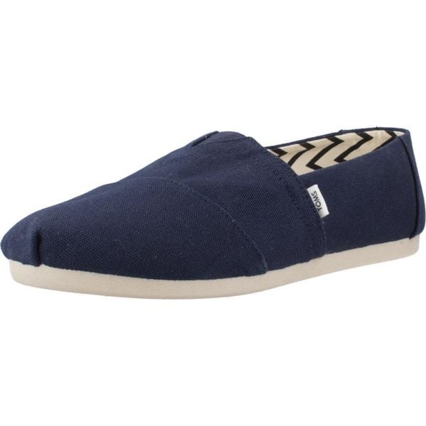 Sandały TOMS 10017660T Niebieski. Niebieskie buty zimowe męskie Toms, bez wzorów, z tkaniny, bez obcasa, bez zapięcia. Za 248.50 zł.