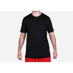 Koszulka sportowa męska Nike Air Jordan Sportswear Wings. Czarne koszulki sportowe męskie Nike, m, bez wzorów, bez ramiączek, na fitness i siłownię. Za 239.00 zł.