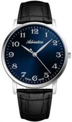 Zegarek męski Adriatica A1287.5225QN czarny. Czarne zegarki męskie Adriatica, bez wzorów. Za 730.00 zł.