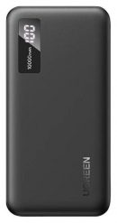 Ugreen PB311 10000mAh USB + USB-C, 20W PD (czarny). Czarne powerbanki . Za 85.90 zł.