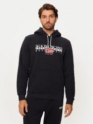 Napapijri Bluza B-Alymer NP0A4I1D Czarny Regular Fit. Czarne bluzy męskie Napapijri, m, bez wzorów, z bawełny, bez ramiączek, bez kaptura. Za 369.99 zł.