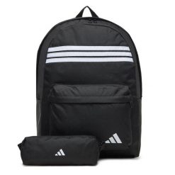 Plecak adidas. Czarne plecaki męskie Adidas, bez wzorów, sportowe. Za 129.99 zł.