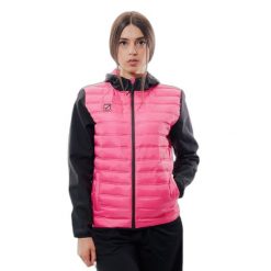 Damska kurtka z kapturem Givova Superior. Fioletowe kurtki sportowe damskie Givova, na zimę, bez wzorów, z puchu, bez ramiączek, z kapturem, narciarskie. Za 303.99 zł.