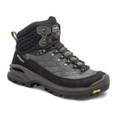 Buty trekkingowe męskie Grisport 15205N21G. Czarne buty zimowe męskie Grisport, z materiału, za kostkę, bez zapięcia. Za 489.99 zł.