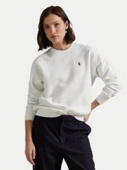 Polo Ralph Lauren Bluza 211971697001 Biały Relaxed Fit. Białe bluzy damskie Polo Ralph Lauren, l, bez wzorów, bez ramiączek, bez kaptura. Za 819.99 zł.