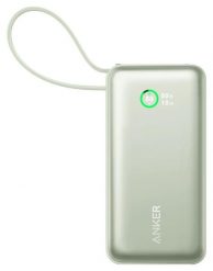 Anker Nano 10000mAh 30W z wbudowanym złączem USB-C zielony. Zielone powerbanki . Za 269.00 zł.