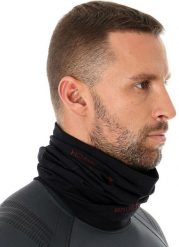 Brubeck Chusta wielofunkcyjna męska Merino czarna r. L/XL (KM10360). Czarne szaliki męskie Brubeck, bez wzorów. Za 87.99 zł.