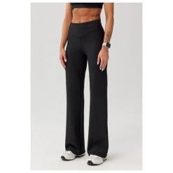 Damskie legginsy sportowe fitness Rough Radical Aven Long. Czarne legginsy damskie ROUGH RADICAL, bez wzorów, na fitness i siłownię. Za 189.90 zł.