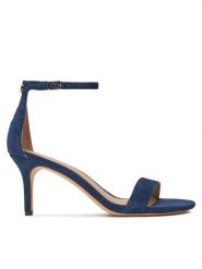 LAUREN RALPH LAUREN Sandały Allie 802959175002 Granatowy. Niebieskie sandały damskie Lauren Ralph Lauren, bez wzorów, ze skóry, bez obcasa, na szpilce, bez zapięcia. Za 419.99 zł.