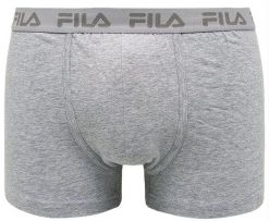 Bokserki męskie Fila 1-pak Szare 2xl. Szare bokserki męskie Fila, bez wzorów, z bawełny. Za 114.99 zł.