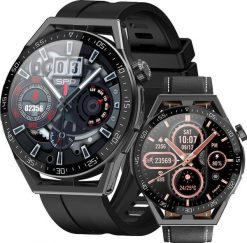 Smartwatch Rubicon RNCE88 Czarny (RNCE88). Czarne zegarki smartwatch Rubicon, bez wzorów. Za 215.20 zł.