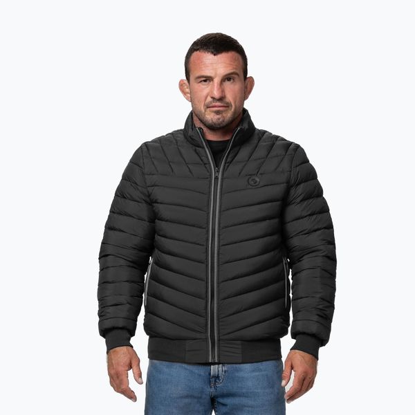 Kurtka męska Pitbull Naylor Padded. Czarne kurtki męskie PITBULL, l, bez wzorów, z materiału, bez kaptura. Za 299.99 zł.